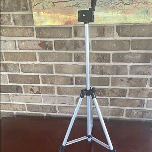 Silver and Black Tripod